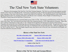 Tablet Screenshot of 52ndnysv.com